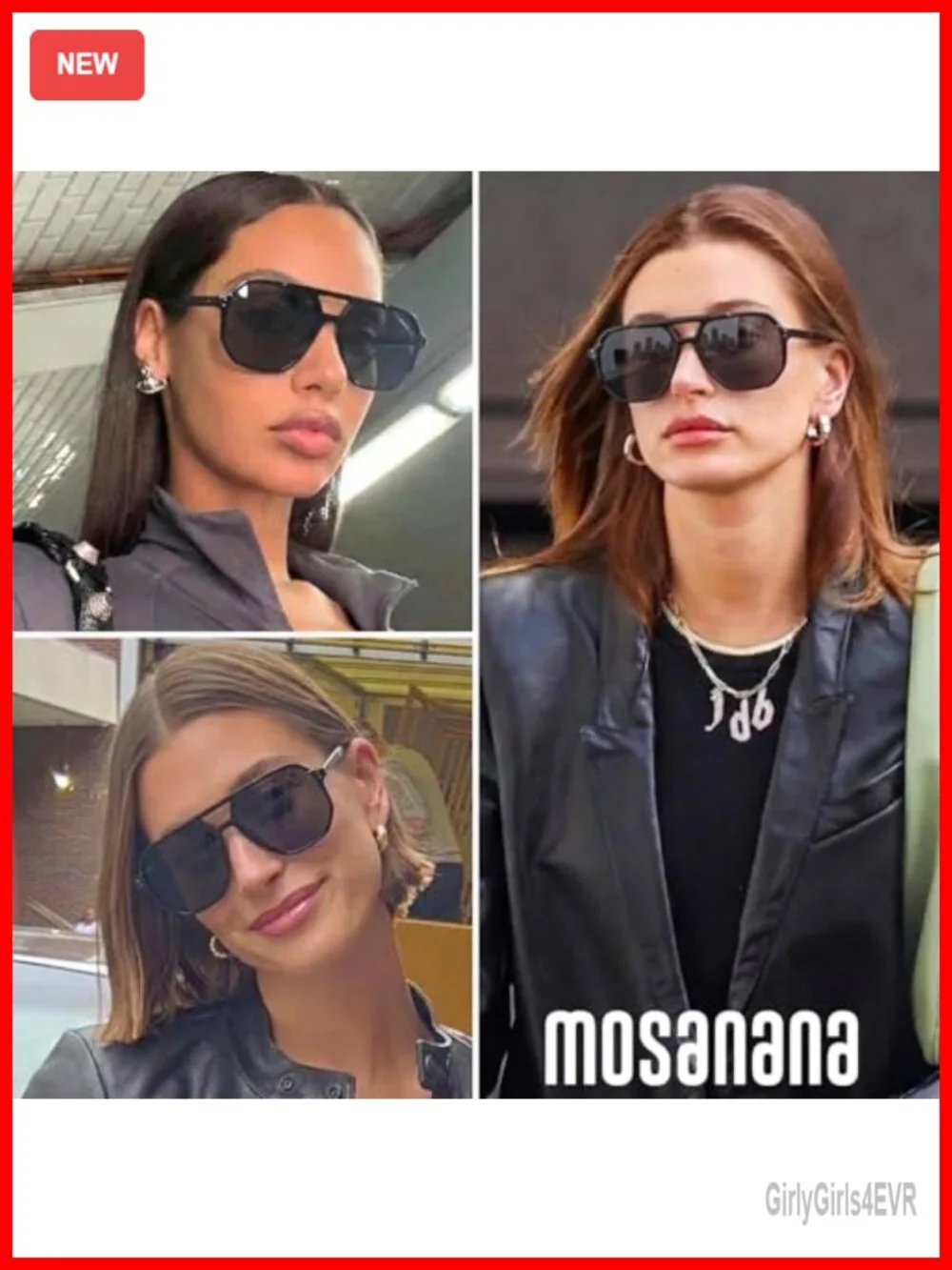 Oversized Aviator Sunglasses for Women with Polarized Lenses